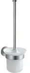 Wenko Bosio WC-Garnitur Wand Chrom (matt), Glas satiniert rostfrei 1 St.