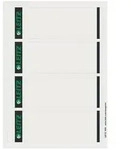 ESSELTE LEITZ - Leitz - Selbstklebend - Grau - 61 x 192 mm - 80 g/m2 - 100