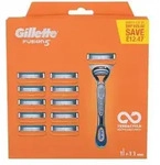 Gillette Fusion Mens Shaver Blue Gray