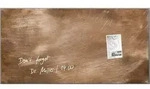 Glas-Magnetboard artverum Design Used-Bronze 91x46 cm