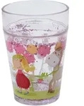 HABA 300389 - Glitzerbecher Vicki & Pirli Kinder-Trinkbecher aus Kunststoff,
