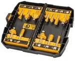 DeWALT Hartmetall Fr&auml;ser-Set DT90016 12-teilig
