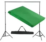 vidaXL Fotohintergrund-System 300 x 300 cm Gr&uuml;n