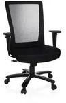 B&uuml;rostuhl Drehstuhl XXL EXTENDER Netz Stoff schwarz hjh OFFICE