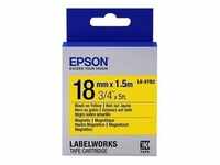 Epson LabelWorks LK-5YB2 - Schwarz auf Weiß - Rolle (1,8 cm x 1,5 m)