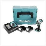 "Makita DTD 154 RMJ Akku Schlagschrauber 18V 1/4" 175Nm Brushless + 2x Akku...