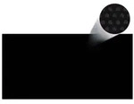 Treibende Pool Solarfolie rechtecking 10 x 5m Pools, schwarz