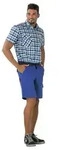 Highline Shorts kornblau/marine/zink Gr&ouml;&szlig;e S
