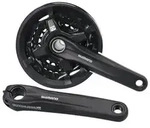 SHIMANO FCMT210-3 Kurbelgarnitur 40/30/22 Z&auml;hne 175mm, Festachse mit KS, schwarz (1