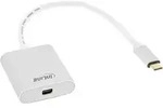 InLine&reg; USB Display Konverter, USB-C ST zu Mini DisplayPort 4K/60Hz, silber...