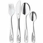 WMF 12.8005.6040, Messer-Block/Besteck-Set, Edelstahl, 4 St&uuml;ck(e)