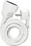 Kopp 143502087 Strom Verl&auml;ngerungskabel Wei&szlig; 2.00 m H05VV-F 3G 1,5 mm2
