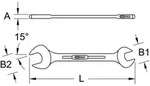 KS Tools 517.0771 CLASSIC Doppel-Maulschl&uuml;ssel, 32x36mm