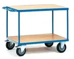 Fetra 2402 Tischwagen Stahl pulverbeschichtet Traglast (max.): 500kg Brillantblau