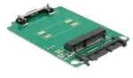 DeLOCK Converter Micro SATA 16 Pin > mSATA full size