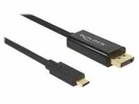 Delock Kabel USB Type-C Stecker > Displayport Stecker DP-Alt Mode 4K 60 Hz 1 m