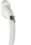 Fenstergriff Atlanta 0530S/US952 Alu.F9016/verkehrswei&szlig; 32-42mm abschl.HOPPE