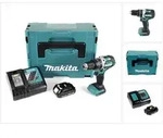 Makita DHP 484 Y1J-D 18V Brushless Li-Ion Akku Schlagbohrschrauber im Makpac inkl. 1x