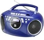 Dual P 70 CD-Radio UKW AUX, CD, Kassette Blau