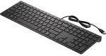 HP Pavilion 300 USB Tastatur Deutsch, QWERTZ Schwarz