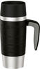 Isolierbecher Travel Mug Handle 0,36l schwarz/silber