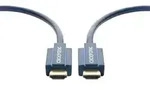 clicktronic HDMI Anschlusskabel 1.50 m Blau 70302 Audio Return Channel, vergoldete