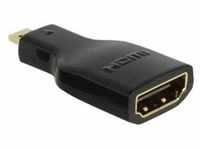 DeLOCK - HDMI-Adapter - mikro HDMI (M) bis HDMI (W)