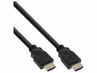 InLine® HDMI Kabel, HDMI-High Speed, Stecker / Stecker, verg. Kontakte,...