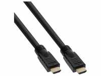 InLine® HDMI Kabel, HDMI-High Speed mit Ethernet, Stecker / Stecker, schwarz /...