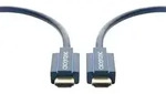 clicktronic HDMI Anschlusskabel 20.00 m Blau 70310 Audio Return Channel, vergoldete
