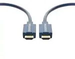 clicktronic HDMI Anschlusskabel 12.50 m Blau 70308 Audio Return Channel, vergoldete