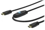 DIGITUS HDMI Anschlusskabel Ethernet,Verst&auml;rker,20m,schwarz Multimedia-Technik