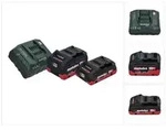 Metabo Basis Set 1x LiHD Akku 4,0 Ah 18 V CAS Li-Ion Akku + 1x LiHD Akku 5,5 Ah +