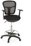 Arbeitsstuhl Counterstuhl TOP WORK 108 Netz schwarz hjh OFFICE