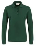 HAKRO Damen Longsleeve-Poloshirt MIKRALINAR&reg; tanne, XS