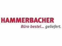 Hammerbacher Schreibtisch VHS08/N/S 80x80cm nussbaum