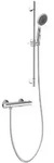 AQUA 2 SAVE Stangenbrause-Set, Chrom, mit Thermostatarmatur