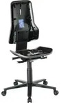 Bimos Arbeitsstuhl ESD Neon 2, grau Sitzh&ouml;he 450-620 mm mit Rollen, ohne Polster
