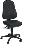 B&uuml;rodrehstuhl m.Permanentkontakt anthrazit 420-550mm o.Lehnen Trgf.110kg TOPSTAR