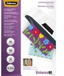 Fellowes Laminierfolie DIN A4 80 micron gl&auml;nzend 100St.