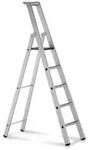 ZARGES 41374 Aluminium Stufen-Stehleiter klappbar 9.2 kg