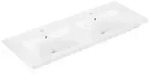 Villeroy & Boch Schrank-Doppelwaschtisch Venticello 4111DL, 1300 x 500 mm, Rechteck,