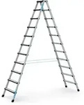 Stufen-Stehleiter Comfortstep B 2x11 Stufen L.2,99m Arbeits-H.4,25m G.17,6kg