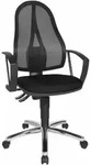 Topstar B&uuml;rostuhl Point 60 Netz Plus, G200 schwarz, chrom Stoff