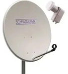 Schwaiger SPI993011 SAT-Anlage ohne Receiver Teilnehmer-Anzahl: 2 80cm
