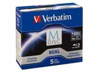 Verbatim M-Disc - 5 x BD-R XL - 100 GB 4x - Jewel Case (Schachtel)