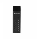 Verbatim Keypad Secure USB-Stick 64GB Schwarz 49431 USB-C&reg;