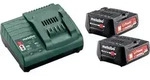 Metabo 685300000 Basic-Set 12V 2 x 2.0 Ah Werkzeug-Akku und Ladeger&auml;t 12 V 2 Ah