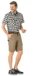 Highline Shorts khaki/braun/zink Gr&ouml;&szlig;e XXXL