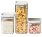 Mepal Vorratsdosen-Set Omnia rechteckig Wei&szlig; &ndash; 700 ml, 1100 ml und 2000 ml -